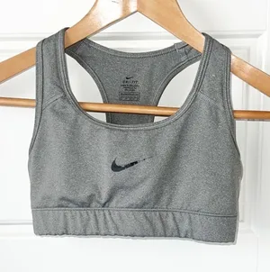 Nike Gray Sport Bra Size XS thumbnail 1