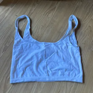 White Cropped Tank Top thumbnail 2