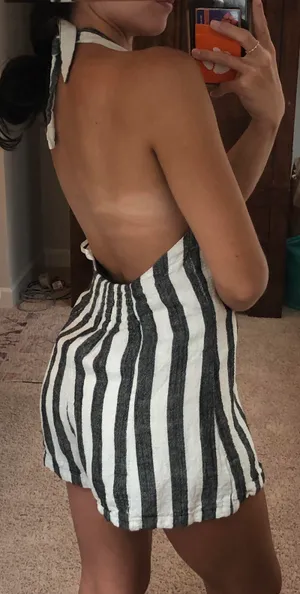Striped romper Size XS thumbnail 3