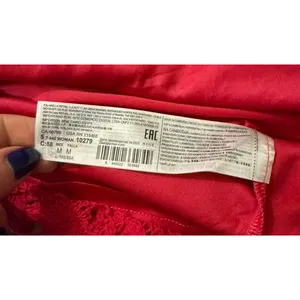 NWT MANGO Crochet Lace Minidress in Fuchsia Hot Pink sz. Medium thumbnail 9
