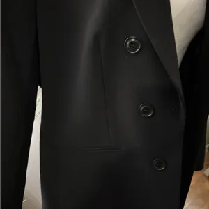 Bar III Black Open Front Blazer Size L thumbnail 2