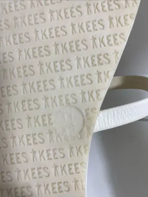 TKEES Cream Double-strap Minimal Slide Sandals Size 11 US thumbnail 7