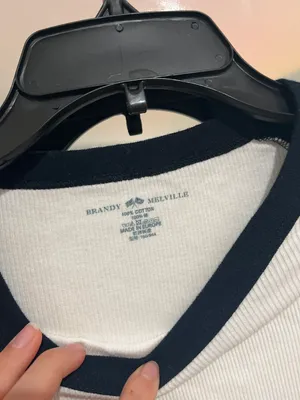 Brandy Melville Black Bianca Longsleeve thumbnail 2