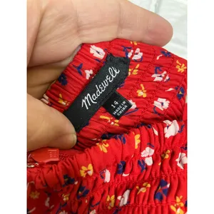 Madewell ruched wide leg jumpsuit in prairie posies women's 14 business casual‎ thumbnail 10