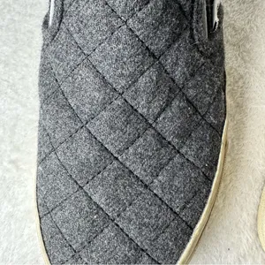 Vans Classic Gray Quilted Slip-On Loafers Canvas Unisex Men’s 5.0 Or Women’s 6.5 thumbnail 11