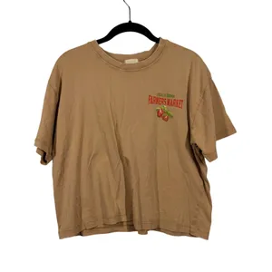 Urban Nation Farmers Market Graphic T-Shirt Tan Brown Size L Strawberry Tee thumbnail 3