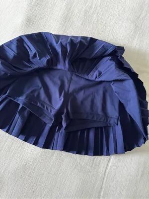 Navy Pleated Tennis Skort thumbnail 6