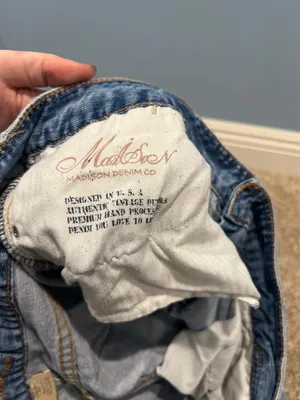 Madison Denim Women’s Distressed Flare Jeans thumbnail 10