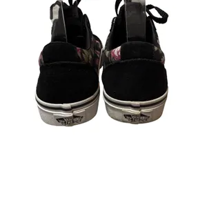 Vans Old Skool Floral Print Black Suede Low Top‎ Women's Shoes Size 6 Grunge thumbnail 5