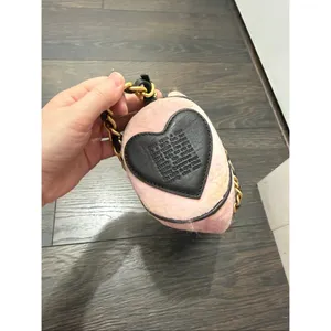 Juicy Couture Y2K 2000s 90s Vintage Barrel Bag Velour Chain thumbnail 6