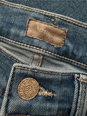 MOTHER Mid-Rise Rider Hover Jean in Swing and a Miss Size 24 thumbnail 8