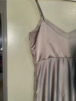 Show Me Your Mumu Women's Size Small Faith Maxi Dress Moss Green‎ Luxe Satin thumbnail 12