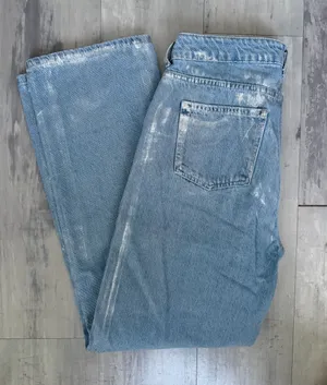Straight-Leg Washed Light Blue Women’s Jeans thumbnail 1