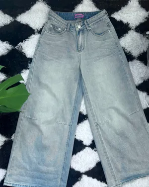 Edikted Skater Wide-Leg Denim Pants thumbnail 3