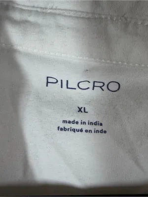 Anthropologie Pilcro White Cotton Blend V Neck Polo Tank Top thumbnail 3