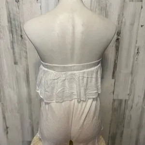 Papaya White Romper thumbnail 4