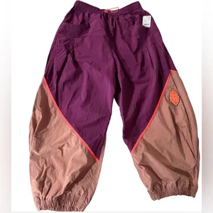 Colorblock Free People Movement Joggers in Plum and Dusty Pink thumbnail 6