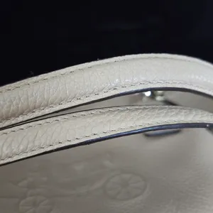 Coach Charley Embossed Horse and Carriage Pebbled Leather Crossbody TAN thumbnail 14