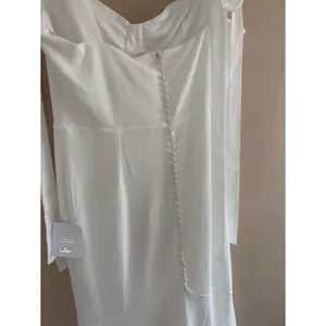 Lulus Splendid Love White Bustier Tie-Strap Mermaid Maxi Dress Size Medium Bride thumbnail 13