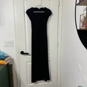 REFORMATION Harlyn Knit Dress black Size S thumbnail 3