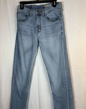 Wrangler Jeans Women’s Slim Straight Light Wash Blue 5-Pocket Inseam 32"" thumbnail 1