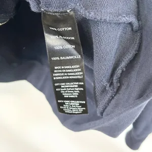 Avenue Plus Size 22/24 Hoodie Full Zip Up Jacket Athleisure Navy Blue Terry D thumbnail 8