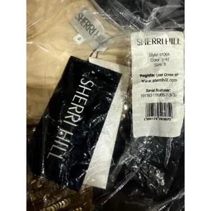 Sherri Hill Style 51364 Gold Sequin Gown‎ Size 8 NWT Retail $698 thumbnail 4