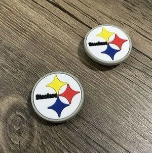 Pittsburg Steelers Football Team Charm For Crocs - 2 Pieces thumbnail 2