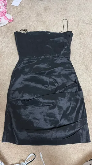 Black Windsor Dress Mini With Bow thumbnail 5