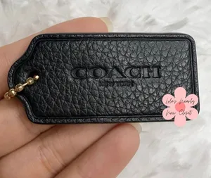 2” COACH Fob Bag Charm Hang tag Hangtag thumbnail 1