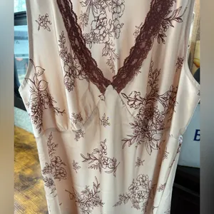 Old Navy Y2K Fairy Floral 90’s Lace Trim Nightgown - Pink large thumbnail 4