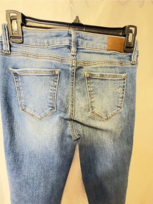 Hidden MidRise Skinny Jeans Distressed Size 25 Style 7694 cut 738 thumbnail 9