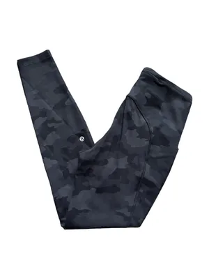 Lululemon Women’s Size 6 Black Gray Camo High Rise Fast & Free Leggings thumbnail 3