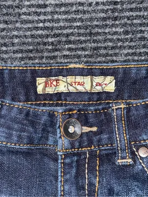 Y2K Buckle BKE Star Flare Jeans Low Rise Dark Wash 26x31.5 Embroidered Festival thumbnail 8