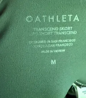 Athleta Transcend Skort in Green, Size Medium thumbnail 4