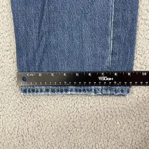 Levi's Low Pro Straight‎ Jeans Women 32 Dark Wash High Rise Distressed Denim thumbnail 11