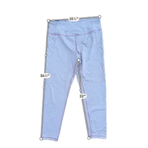 Danskin Leggings Womens Large L Pink New High Rise Pockets Space Dye 9179 thumbnail 2