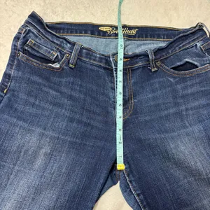Old Navy Sweet Heart Women's‎ Dark Blue Straight leg Jeans size 10 thumbnail 5