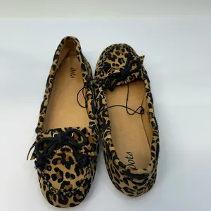NWOT Dots Leopard Print Women's Flats size 9 Brown thumbnail 4