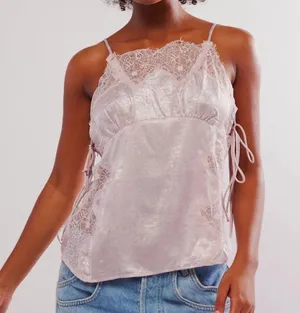 Free people intimately shimmer on cami NWOT thumbnail 4