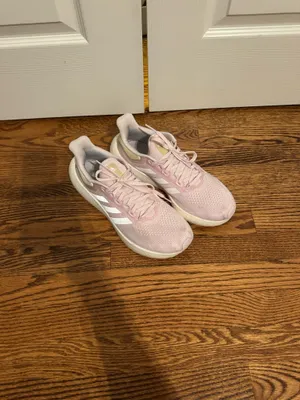 Adidas Women's Soft Pink Sneakers thumbnail 2