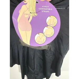 Spanx Suit Your Fancy Strapless Cupped Brief Bodysuit 10205R Very Black Medium thumbnail 6