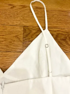 Zara viral tik tok Poplin Mini Dress with jewel appliqué/ floral embroidery M thumbnail 14