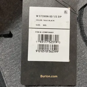 Burton Stockrun Grid Half-Zip Technical Fleece Size XXS‎ Womens NWT thumbnail 6