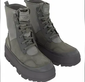 New ugg Lug Moss Green Women’s Combat Boots. ,Size 9 Heel Height 2 1⁄2 in thumbnail 1