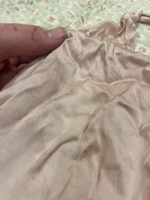 Anthropologie Pale Blush Pink Silk Halter Top thumbnail 3