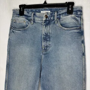 Good American Good Curve‎ Crop Slim Fit Jeans thumbnail 4