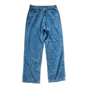 Womens Dazy Medium Rinse Y2K Style Mid Rise Straight Leg Jeans - Sz L thumbnail 3