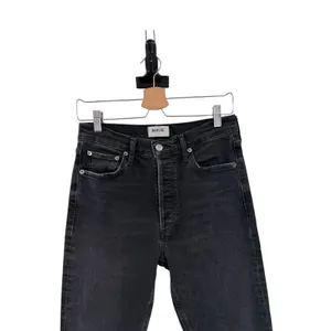 Agolde Nico High Rise Slim‎ Jeans Cosmopolitan Black Gray Wash 28 Women Denim thumbnail 3