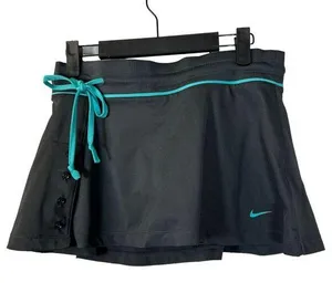 Nike Dri-Fit Micro Mini Skort Grey Blue Size Medium thumbnail 1